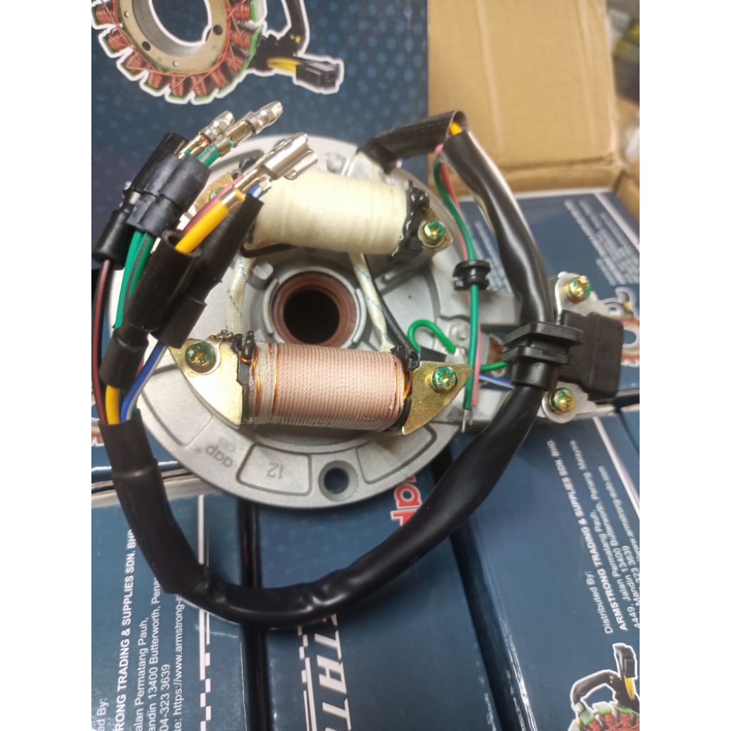 AAP 100% ORIGINAL HONDA EX5 HIGH POWER (GN5) STATOR COMP MAGNET FUEL ...