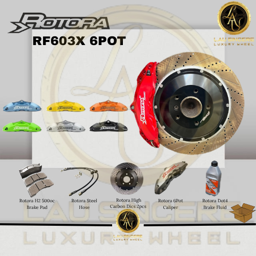Rotora RF603X big Brake Kit for rim 18inch Civic FC 355mm | Shopee Malaysia