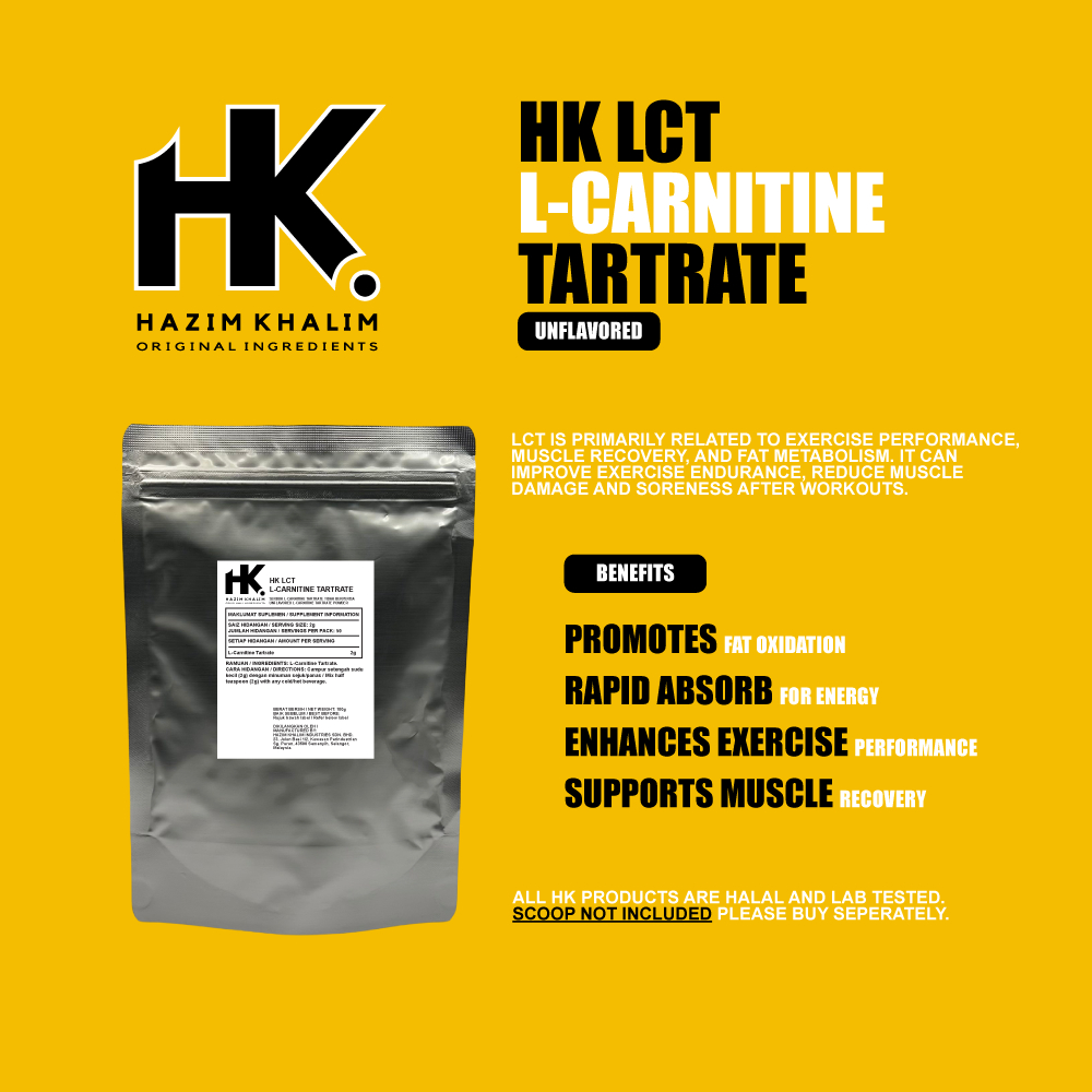 Pure L-Carnitine Fumarate/Tartrate HK LCF/LCT by Hazim Khalim