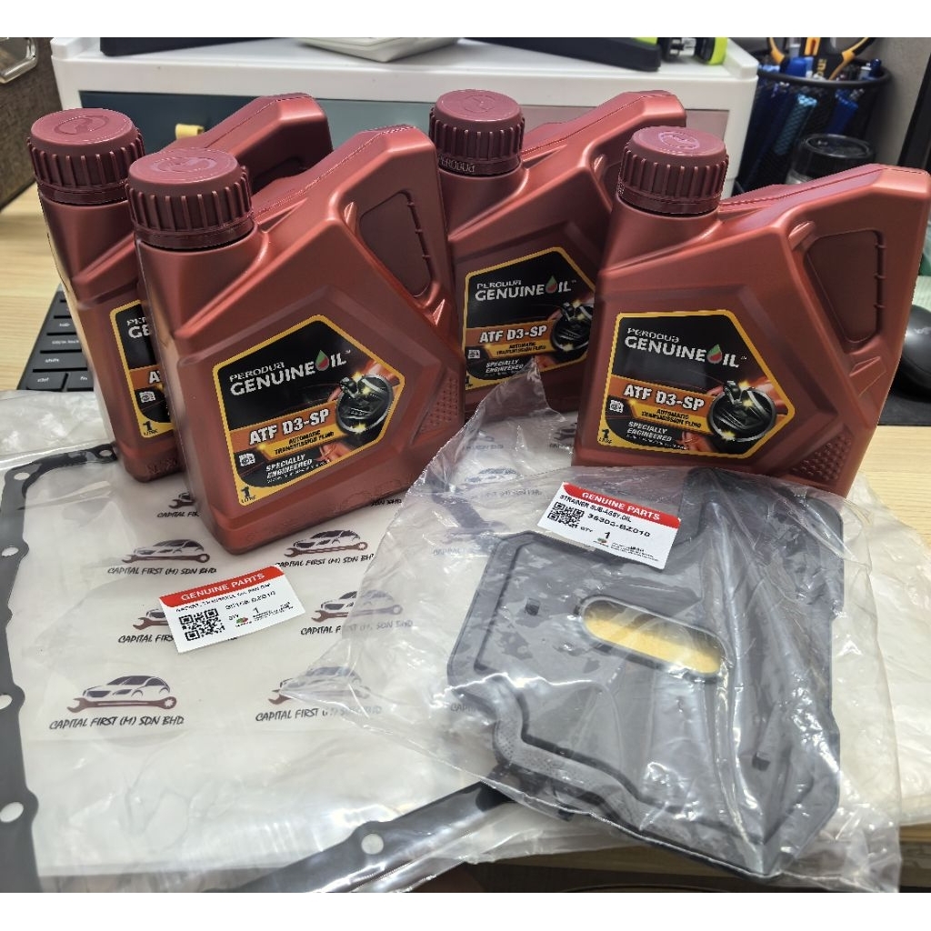 PERODUA AUTO TRANSMISSION FILTER WITH GASKET METAL MYVI 2015> AXIA ...