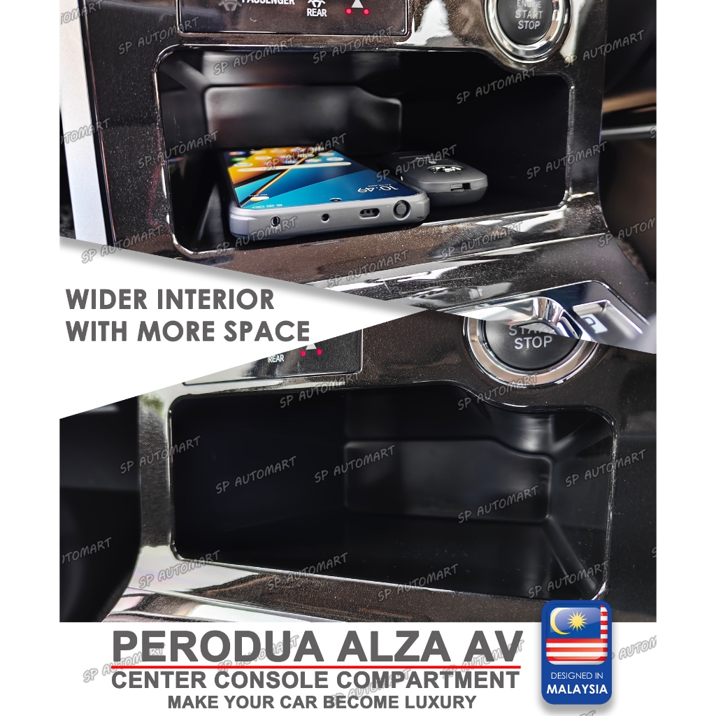 2022-2026 Perodua Alza AV Center Console Compartment | Shopee Malaysia