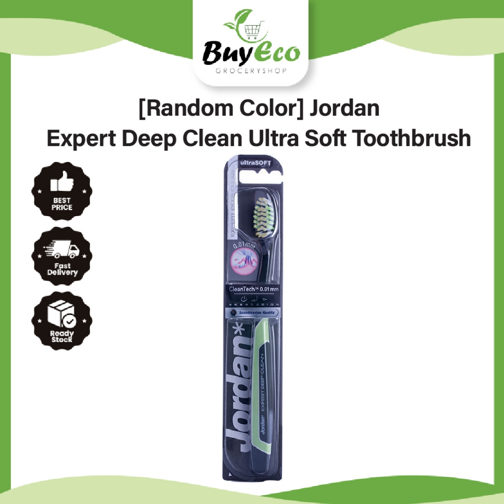 Jordan Expert Deep Clean Ultra Soft Toothbrush - Random Colour | Shopee ...