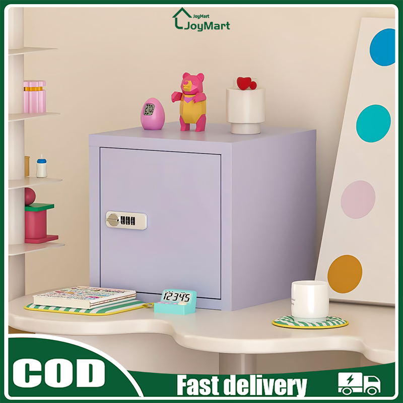Storage Box Desktop Organizer Tabung Duit Safety Box With Lock Locker ...