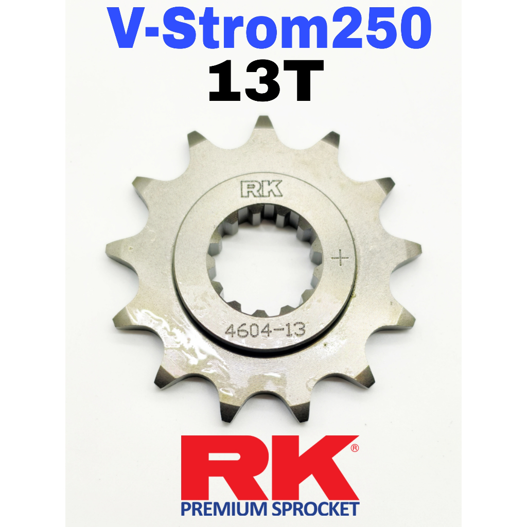 RK Japan Front Sprocket SUZUKI V-Strom 250 13T 14T Premium Sprocket ...