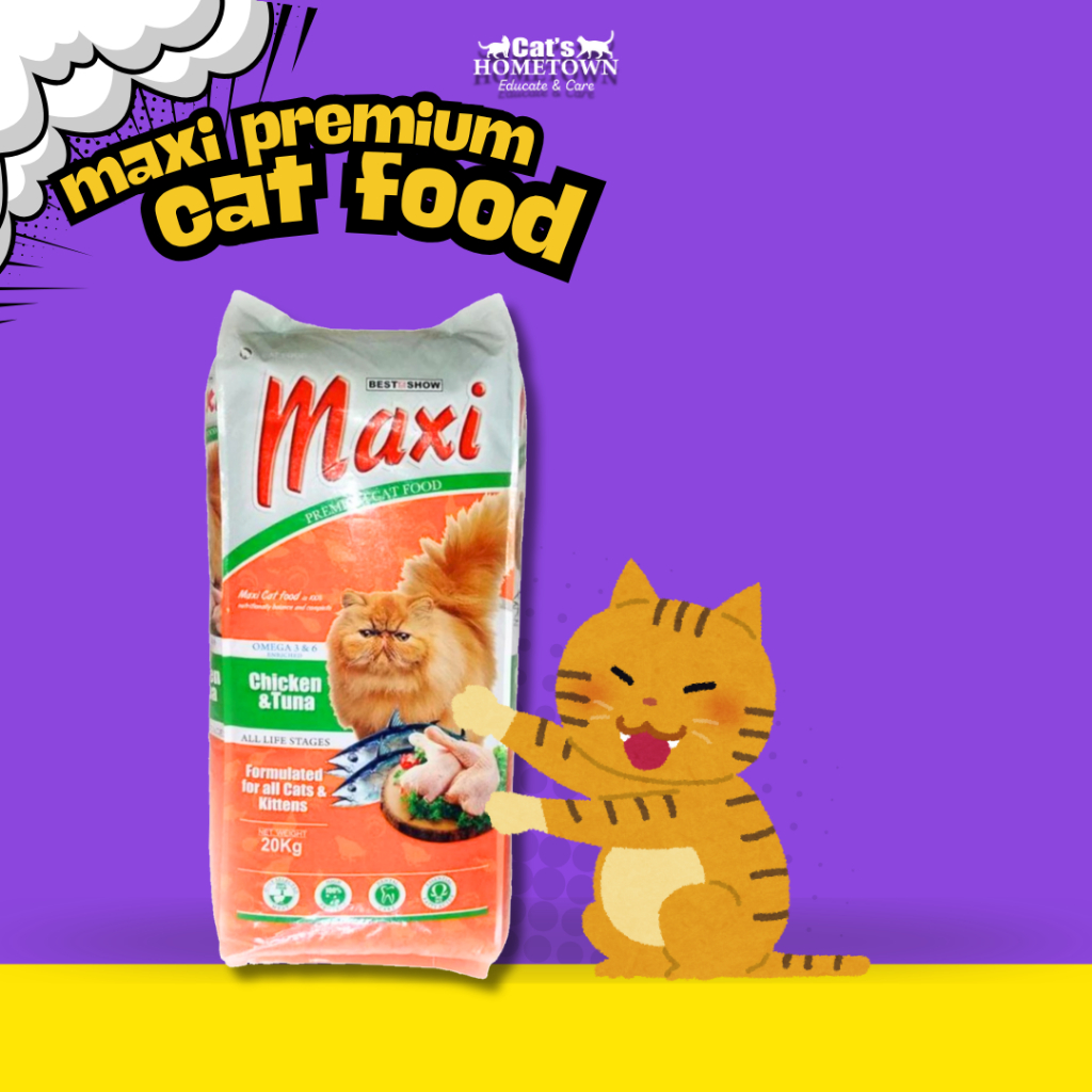 Maxi Cat Premium Cat Food 20kg | Makanan Kucing Berkualiti | Shopee ...