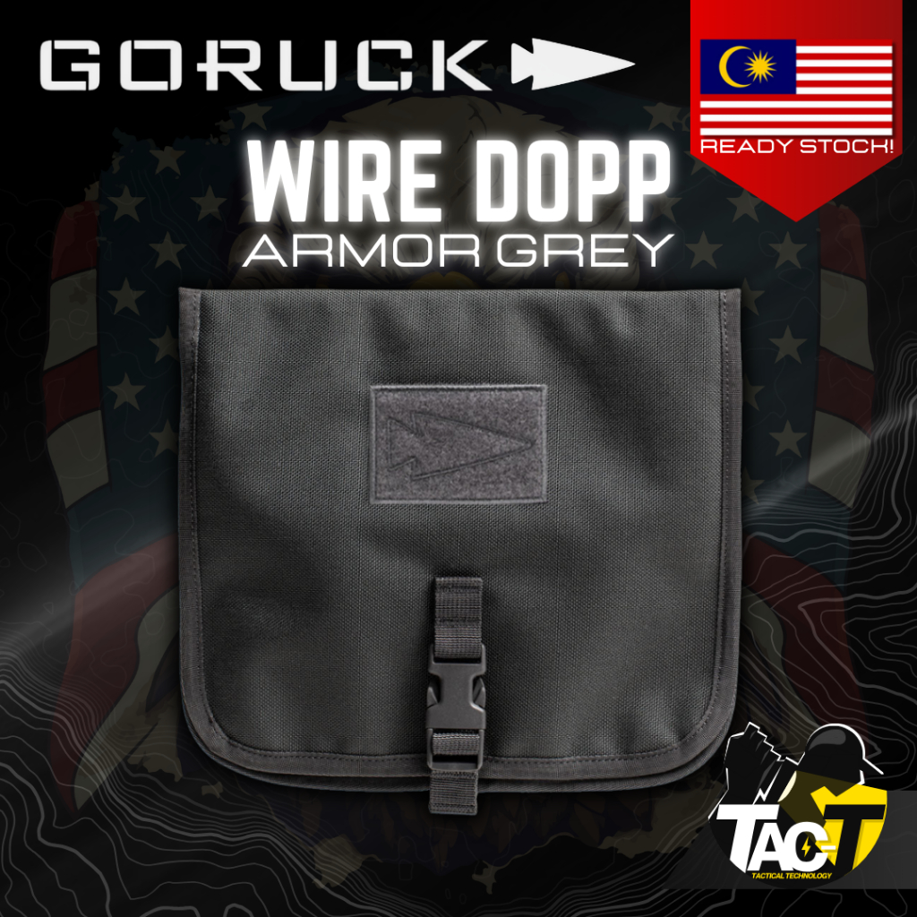 GORUCK Wire Dopp - Armor Grey - ORIGINAL | Shopee Malaysia