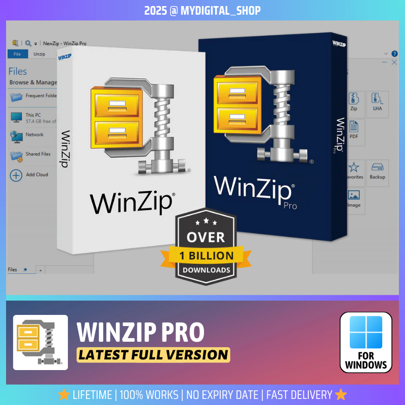 WinZip Pro 2025 v29 | For Windows Only | Full Version | Lifetime 100% ...