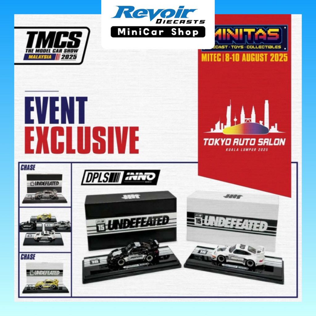 [Sealed] INNO64 x DPLS TASKL Exclusive Porsche RWB Undefeated SET OF 2 ...