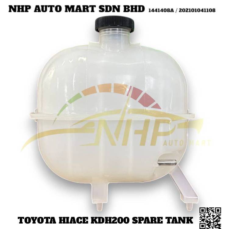TOYOTA HIACE VAN KDH200 RADIATOR SPARE TANK WITH CAP / COOLANT TANK ...