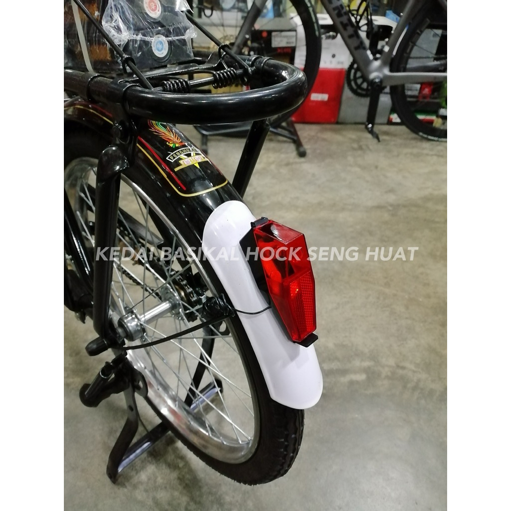 Plastic Vintage Classic Bicycle Dynamo Square Rear Tail Light | Shopee ...