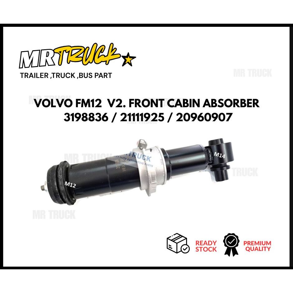 VOLVO FM12 V2. FRONT CABIN ABSORBER (Heavyduty)- 3198836 / 21111925 ...
