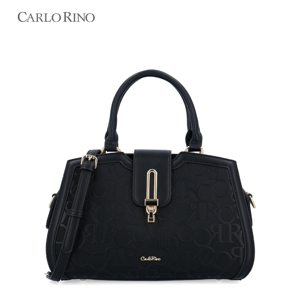 Carlo Rino CR Aurea Top Handle Bag - Black | Shopee Malaysia