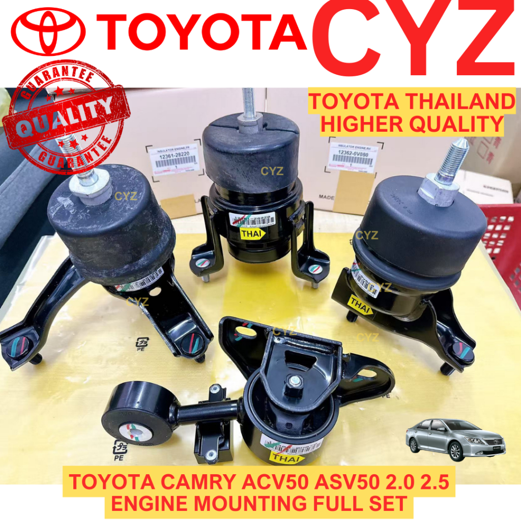 100% THAILAND TOYOTA CAMRY ACV50 ASV50 2.0 2.5 12-18Y Engine Mounting ...