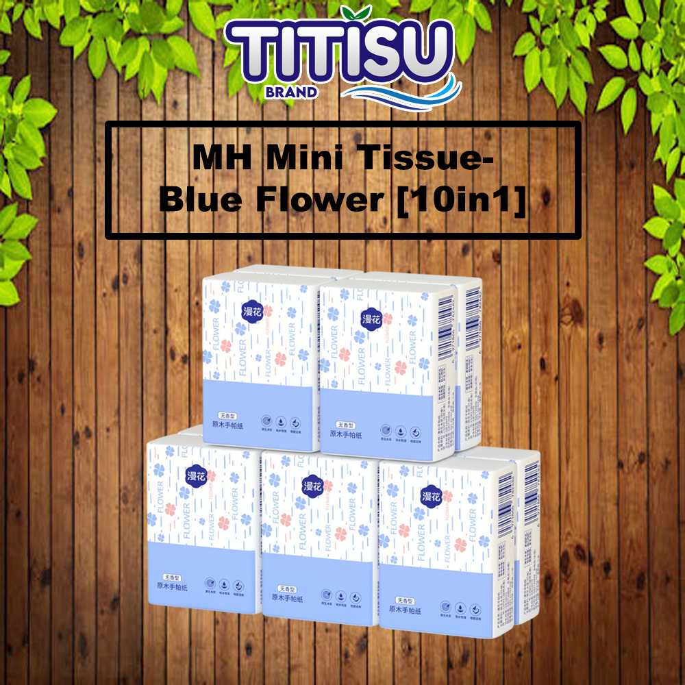🧻 [10in1] MH Tisu Mini Size Easy to Carry Tissue Portable Soft Tissue ...