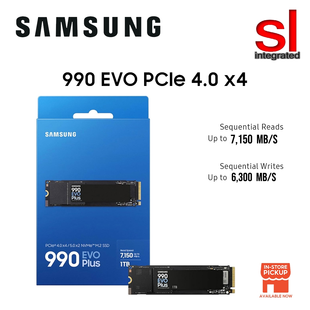 SAMSUNG 980 PRO M.2 2280 2TB PCIe Gen 4.0 x4, NVMe 1.3c Samsung V-NAND Internal Solid State