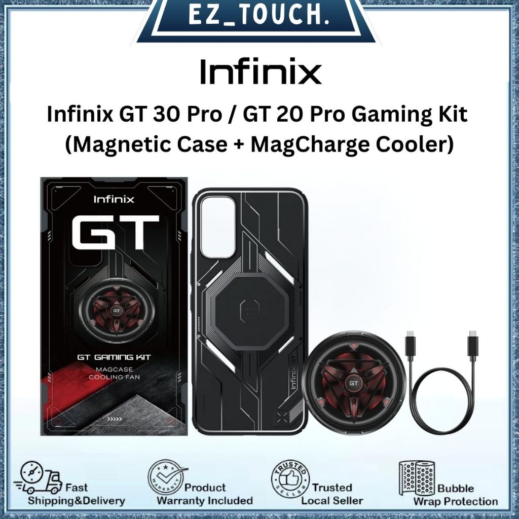 Infinix GT 30 Pro / GT 20 Pro Gaming Kit (Magnetic Case + MagCharge ...