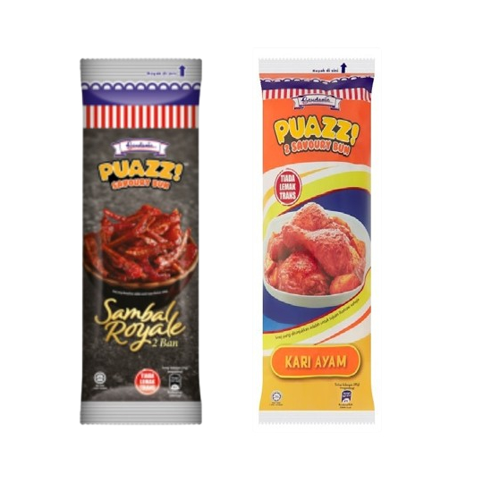 Gardenia Puazz 2 Savoury Bun Kari Ayam / Sambal Royale / Sambal ...