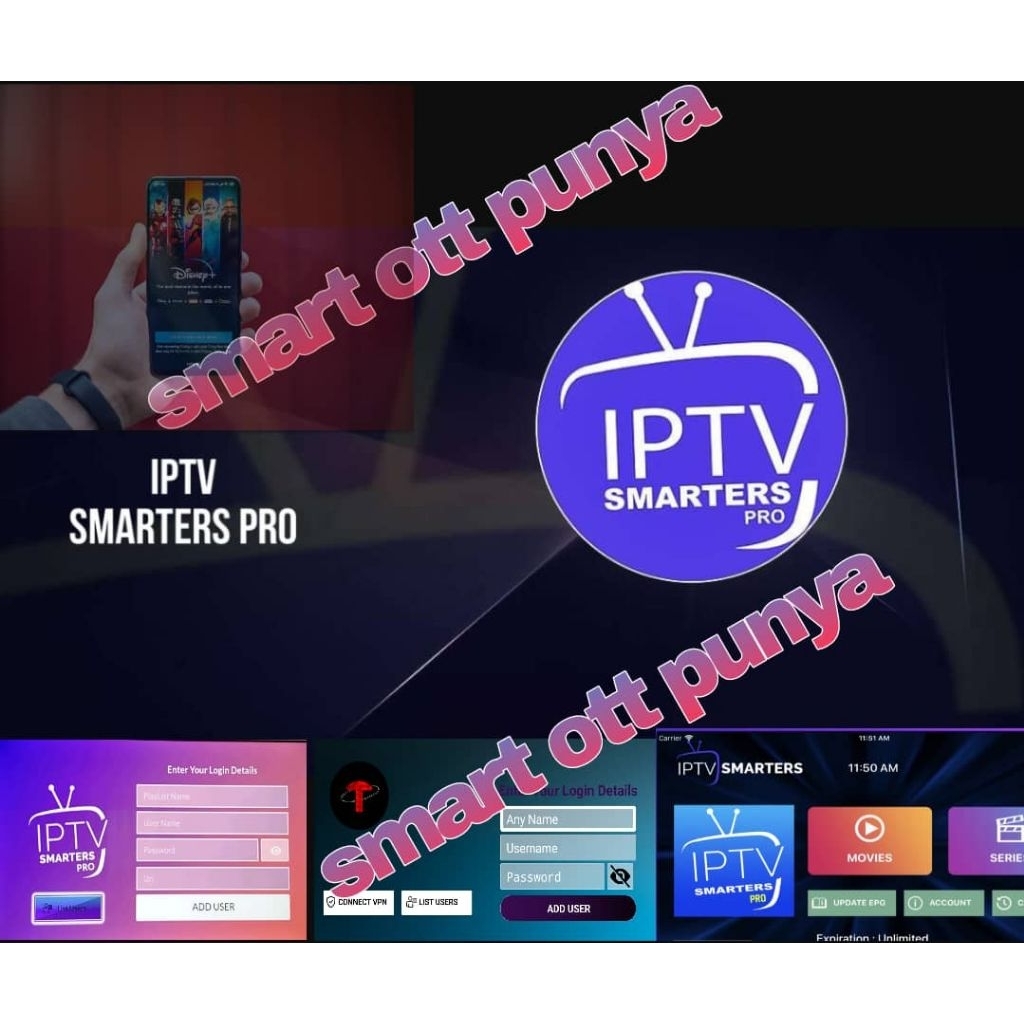 IPTV SMARTER PRO SMART TV LG SAMSUNG TELETV 9XTREAM | Shopee Malaysia