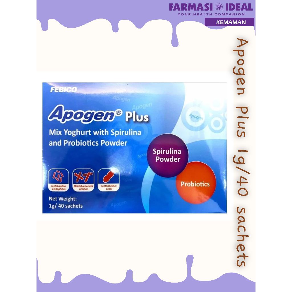 🔥READY STOCK🔥Febico Apogen Plus Probiotic 40sachets | Shopee Malaysia