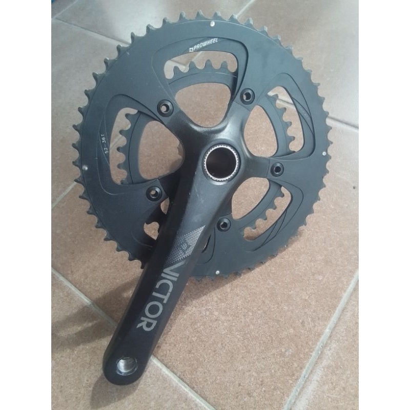 Like new Prowheel Victor 52-36t crank set hollowtech Folding Bike ...