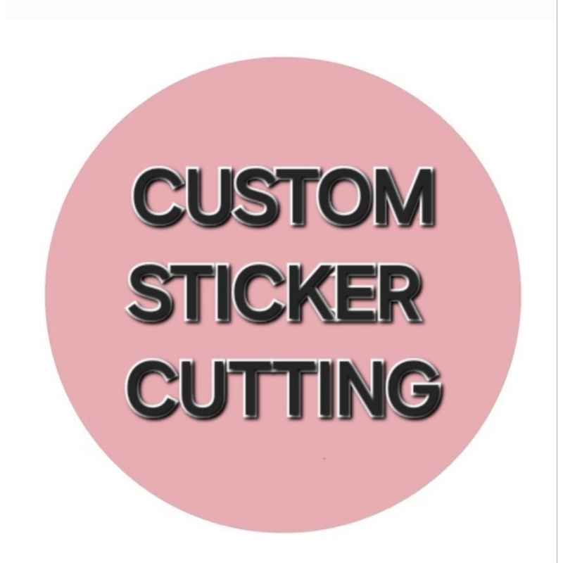 CUSTOM REQUEST STICKER CUTTING KERETA MOTO LORI BASIKAL| | Shopee Malaysia