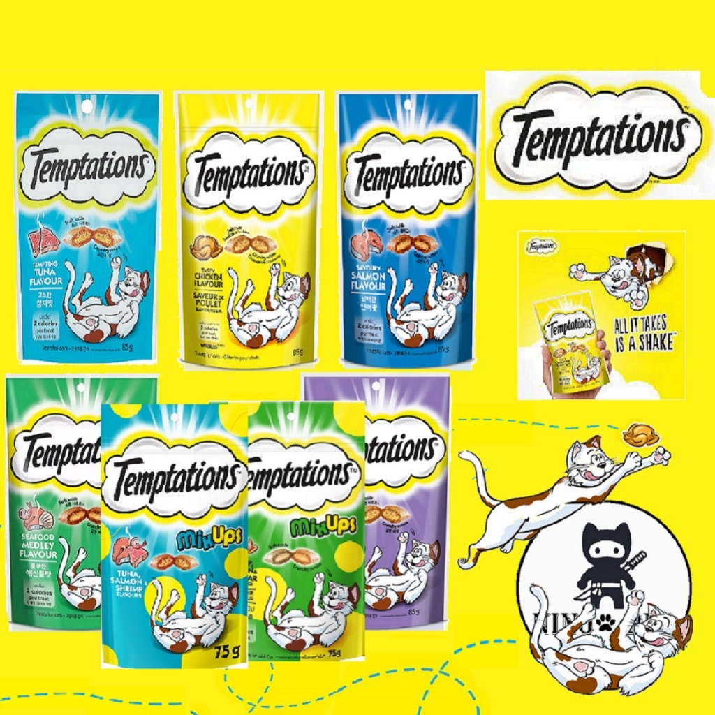 TEMPTATIONS CAT TREAT 75G | Shopee Malaysia