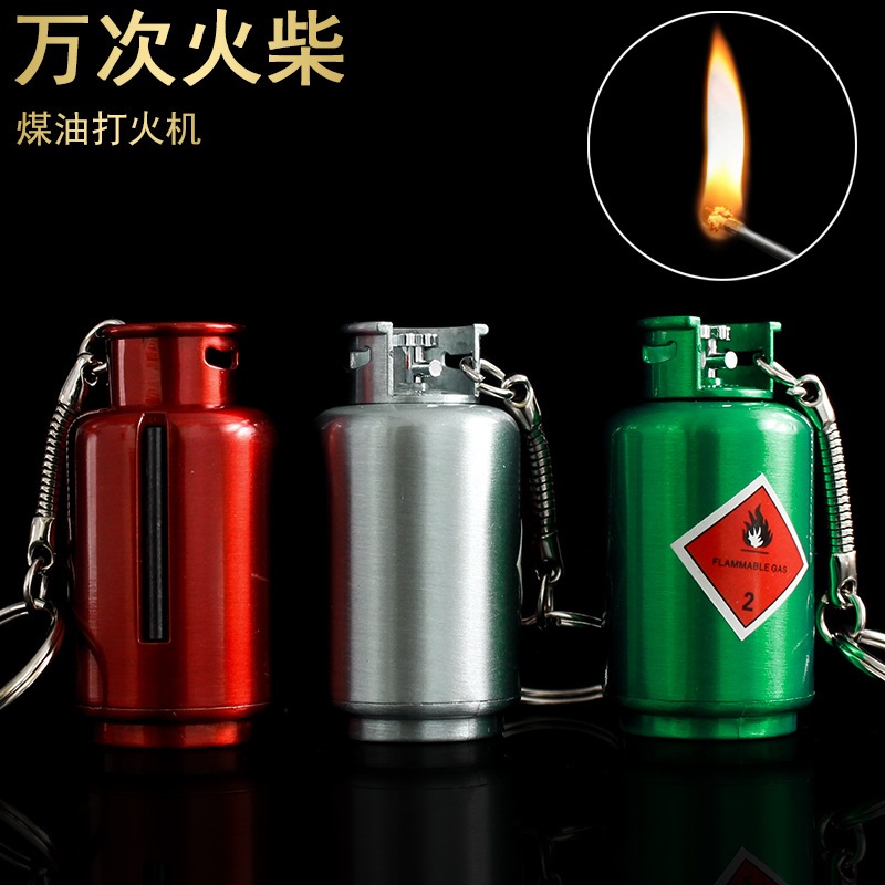 GS2 Matches Lighter Kitchenware Fire Starter Metal Refillable Oil ...