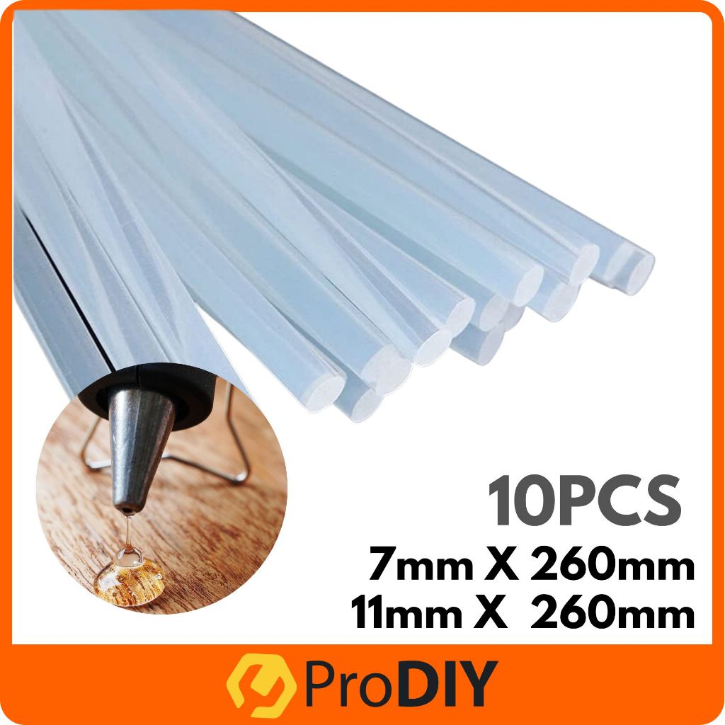 AYAZER 50pcs 7x100mm Hot Melt Stick di Colla for 7mm Pistola for Colla elettrica mestiere Mano Riparazione Adesivo Bianco sigillante Cera stick2