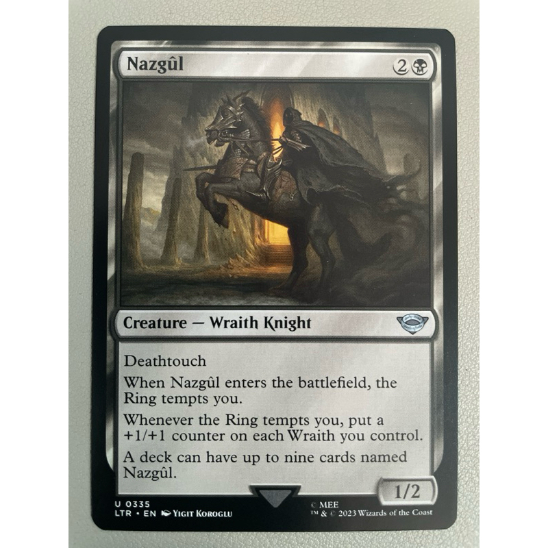 MTG:The Lord of the Rings (LTR) U0335 - Nazgl | Shopee Malaysia
