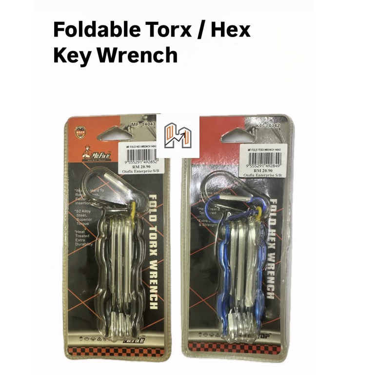 Mr Fix It Foldable Trox Wrench/Hex Key Wrench/Allen key | Shopee Malaysia