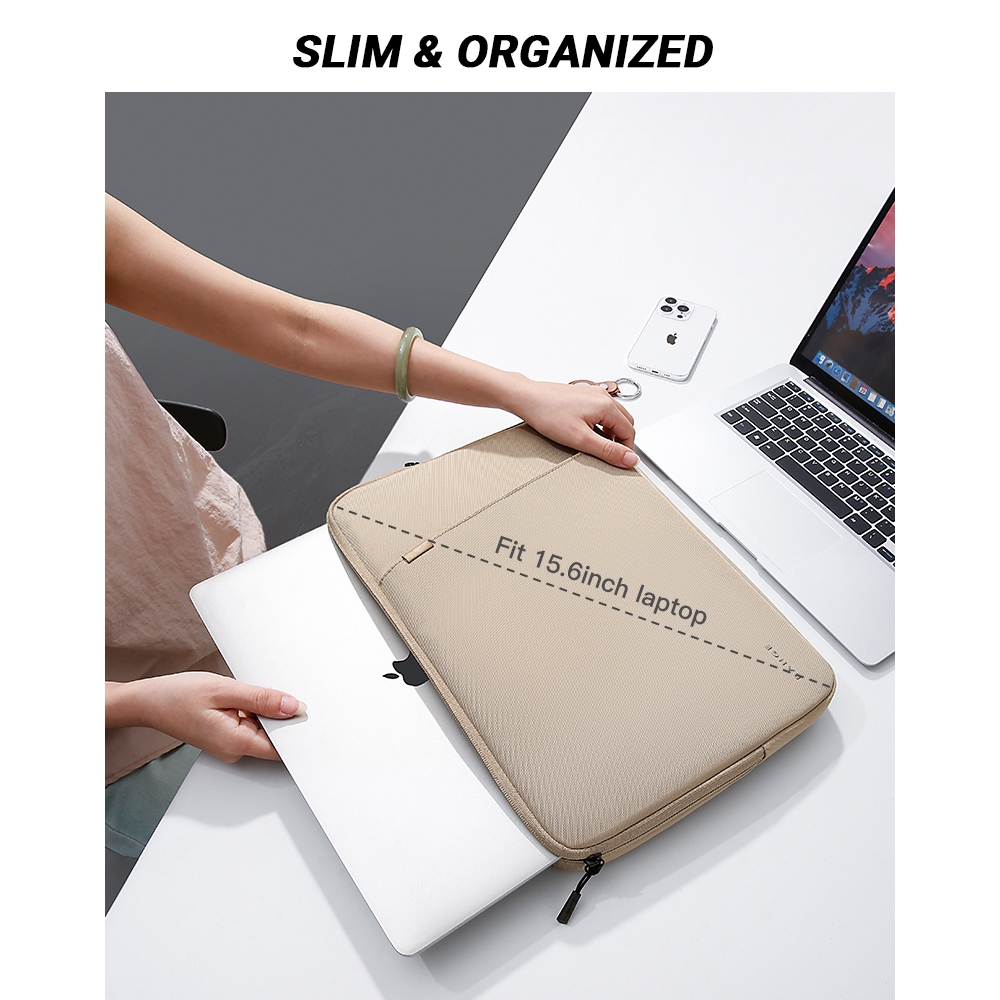 BANGE Laptop Bag Portable Laptop Case Zip Soft Protective Sleeve (14/15 ...
