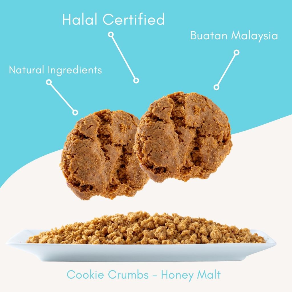 Grandea Cookie Crumbs Honey Malt 454g | Halal Certified | Shopee Malaysia