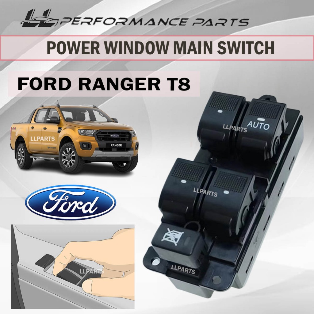 Ford Ranger T8 Power Window Main Switch Suis Tingkap Master Switch ...