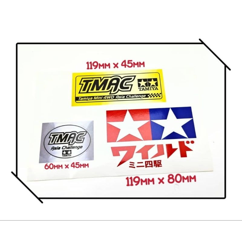 Mini 4WD Imitation Custom Sticker | Shopee Malaysia