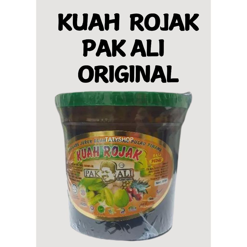 Original kuah rojak pak ali penang asli pedas manis pekat sedap halal ...