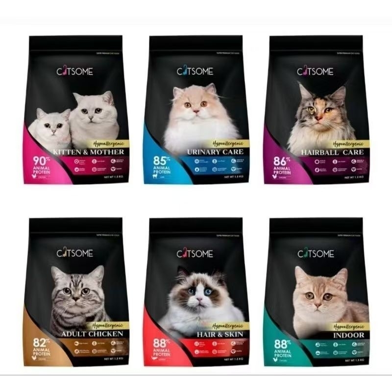 CATSOME Hypoallergenic Cat Food For Kittens & Cats 1.5KG (Adult/Kitten