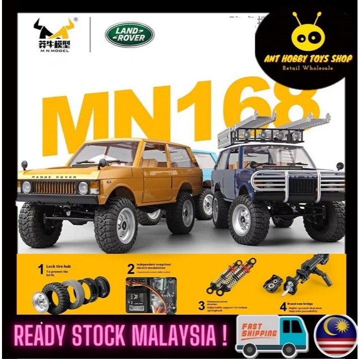 [NEW25] MN168 Land Rover 1:12 Beadlock Wheel RTR Version MN Model 2.4G ...