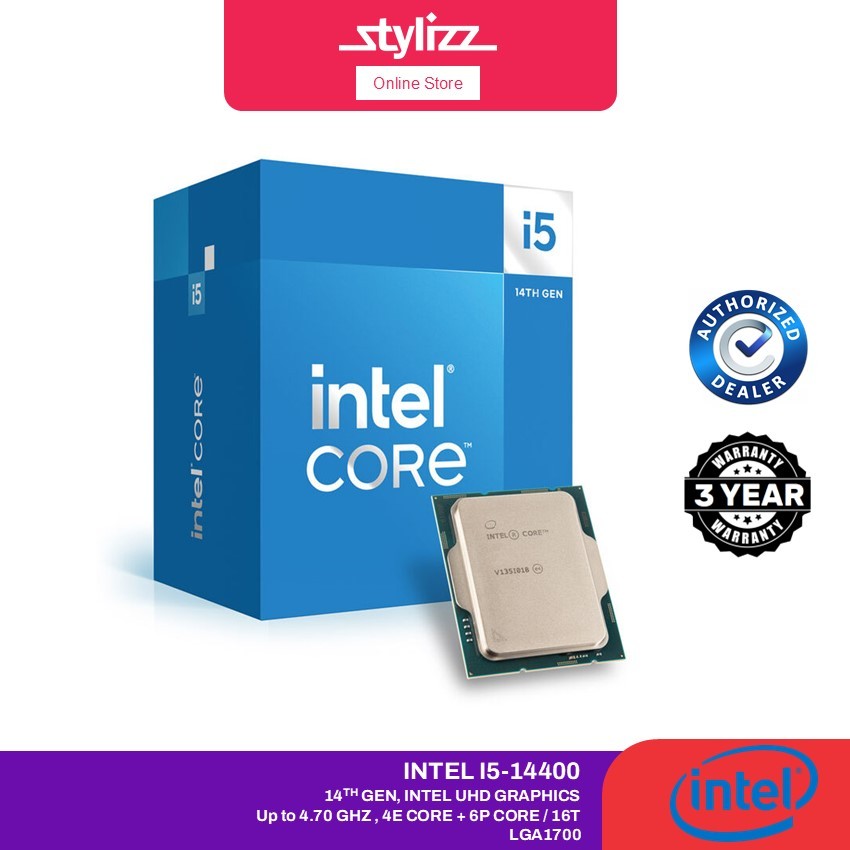 INTEL CORE I5-14400 2.5GHZ/4.7GHZ, 4E CORE+6P CORE/16T, 20MB