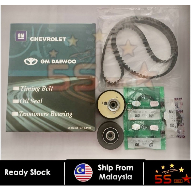 Timing Belt Kit Set for Chevrolet Cruze 1.6 & 1.8 16V (100,000KM ...