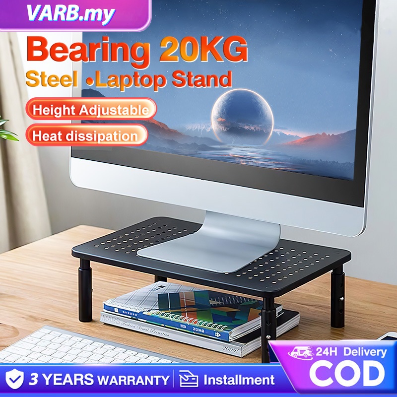Monitor laptop stand PC Desktop Computer stand Riser Desk Organizer ...