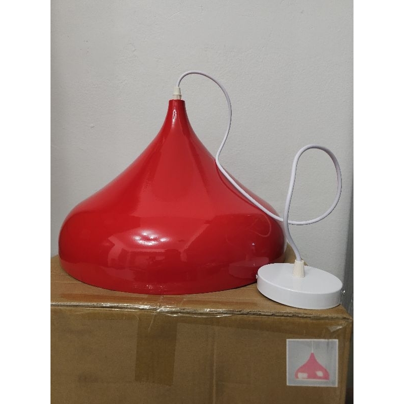 Pendant Light Red color Lampu Gantung Merah 28cm / 40cm | Shopee Malaysia