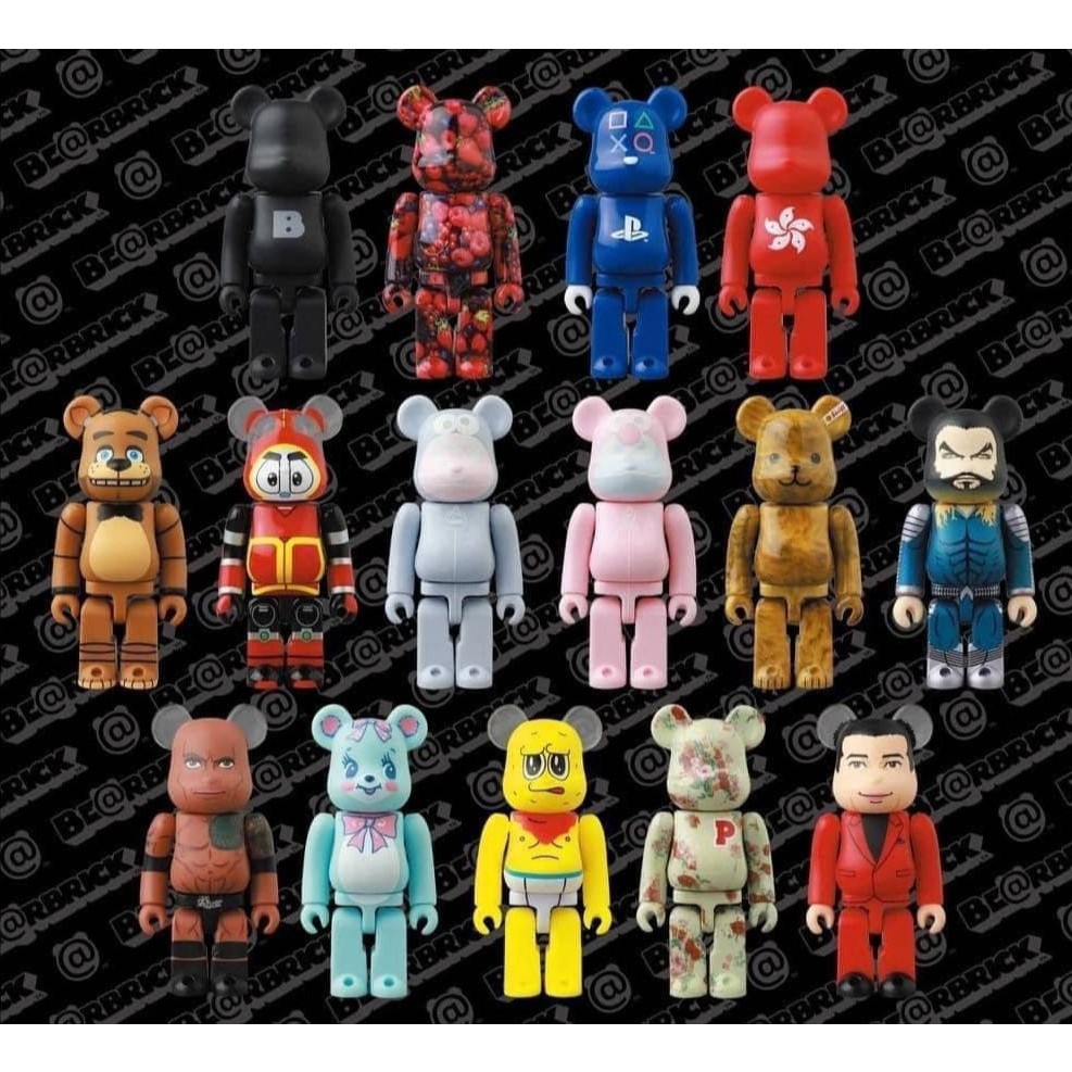 OFFICIAL MEDICOM TOY BEARBRICK SERIES 48 Secret Artist Flag Hero SF ...