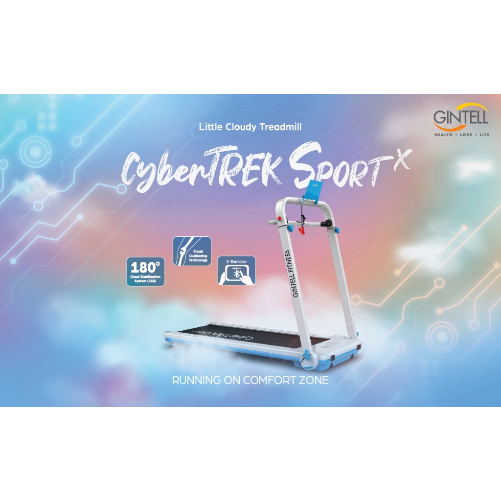 Gintell cybertrek sport treadmill review sales