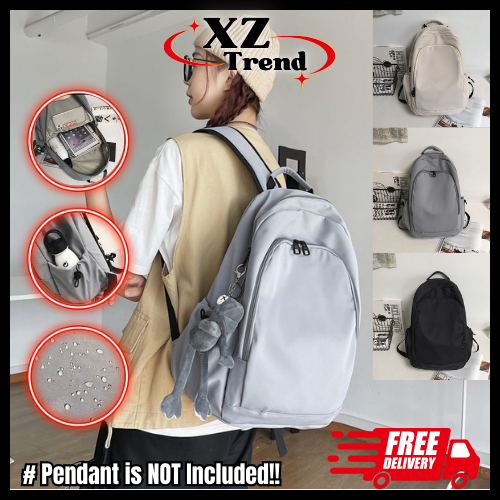 Beg Galas Belakang Perempuan Fashion l Minimalist Plain Backpack ...
