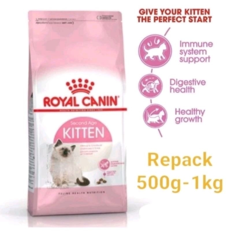 Royal Canin Kitten Cat Food Repack 1kg Makanan kucing royal canin Cat food | Shopee Malaysia