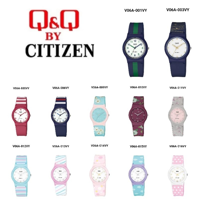 Q&Q Japan By Citizen V06A Ladies Analogue with box | Shopee Malaysia