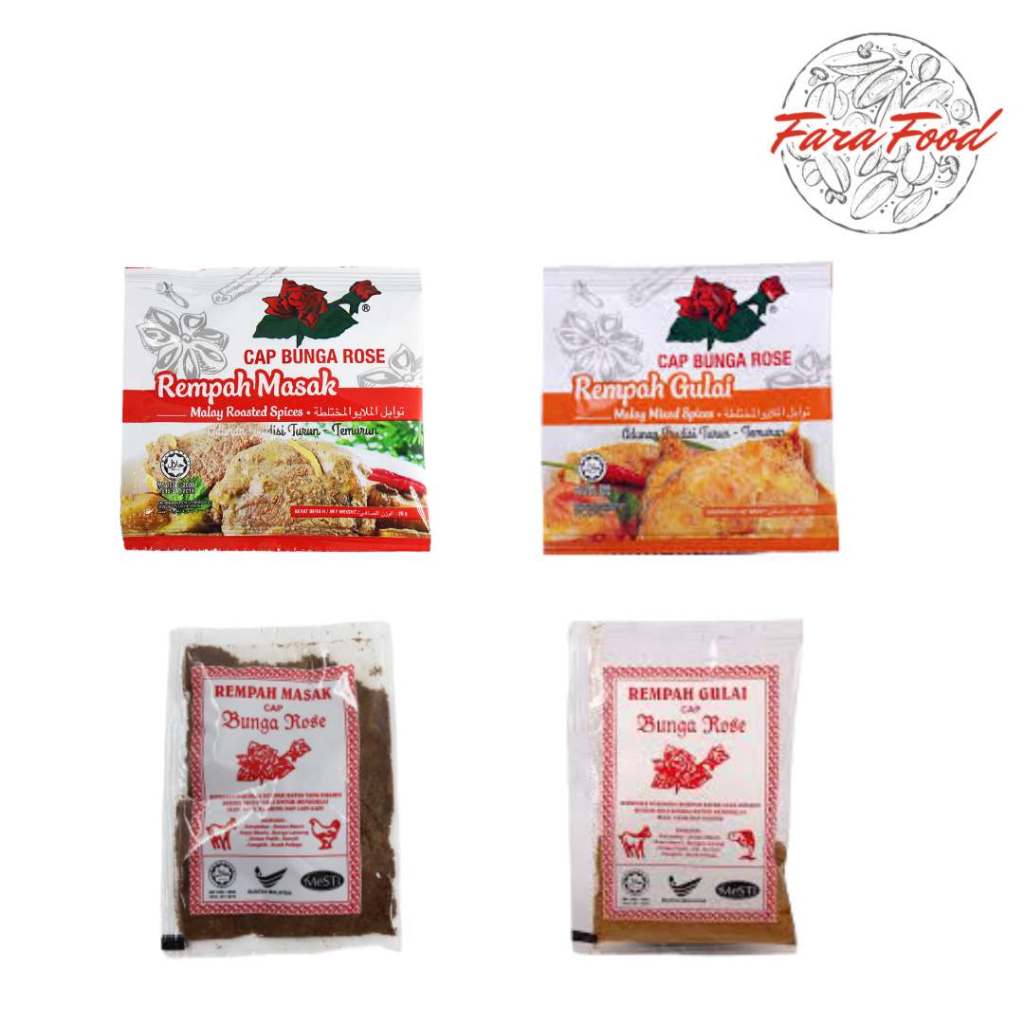 Rempah Nasi Gulai Cap Bunga Rose Ratus Masak Dagang Terengganu Resepi ...