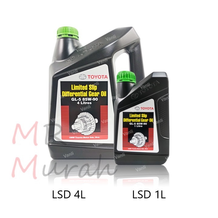 Toyota LSD Gear Oil [85W90, 1L] LSDGL-585W9-01L KUN25 KUN26 Rear Axle ...