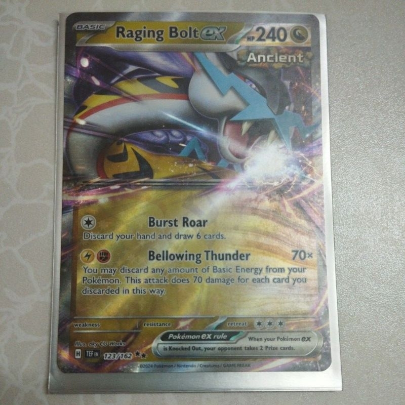Original Pokémon TCG - Raging Bolt ex NA | Shopee Malaysia