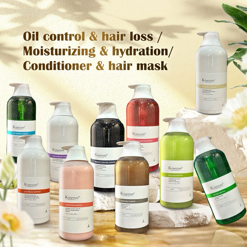 🇲🇾KOSENZE HAIR CARE SERIES Treatmet Hair Loss Scalp Tea tree charcoal ...